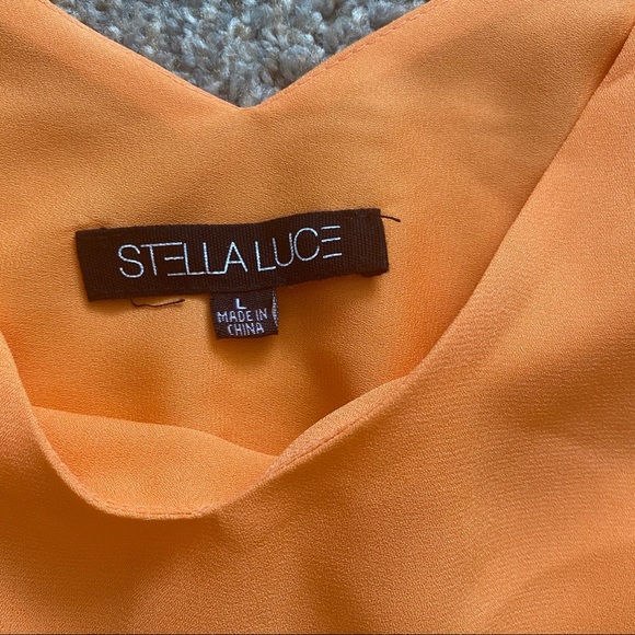 NWOT Tangerine Spaghetti Strap Top - Picture 3 of 3